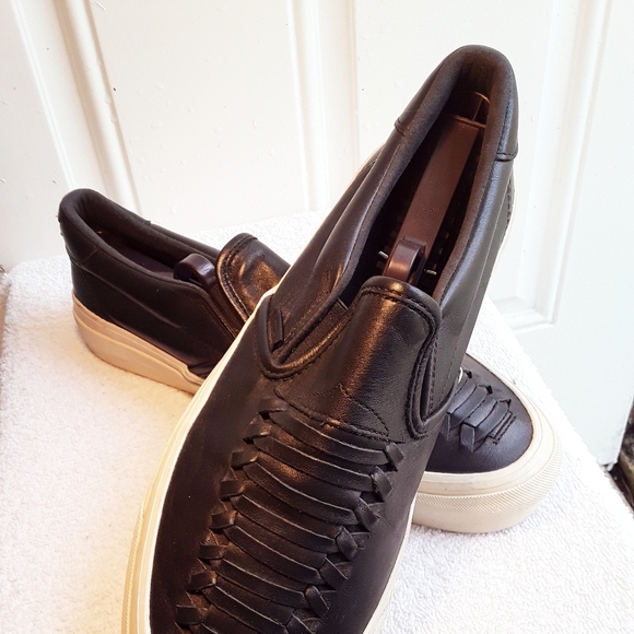 Vans Shoes Vans Mens Leather Athletic Shoes Poshmark